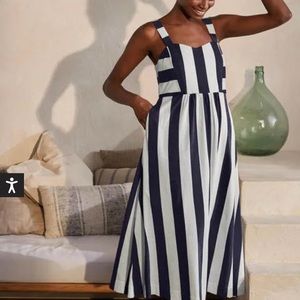Like New Boden Lucy Jersey Stripe Dress Size 8